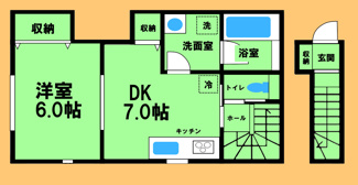 【間取り】 | エスワンハイツ古淵