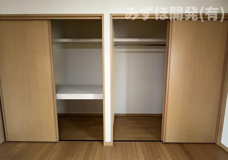 東村山郡中山町あおば5-3の収納|洋室の収納です。