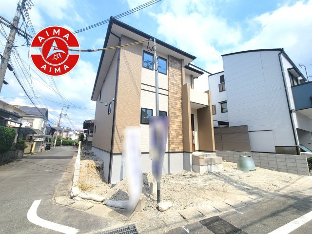 春日市上白水9丁目第1-1棟（1号棟）の外観|デザイン性のある外観です。