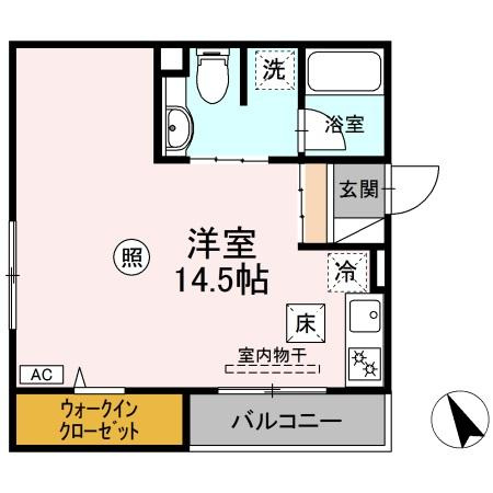 シャルマン深江 B棟の間取り
