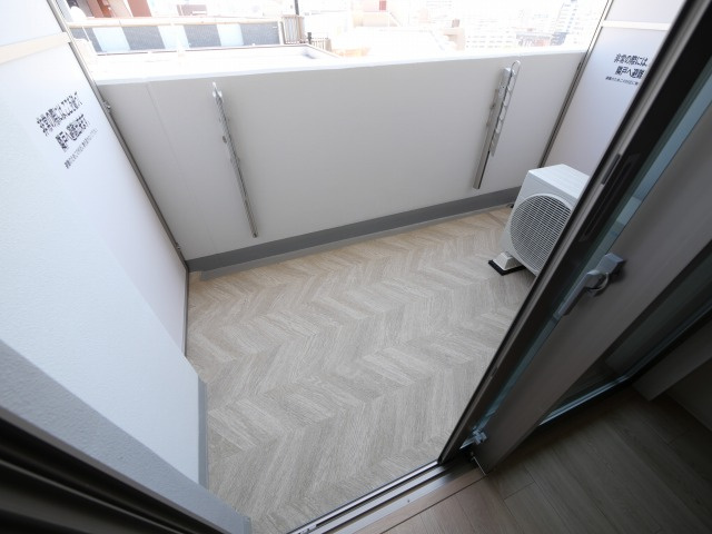 リビオメゾン新大阪のバルコニー