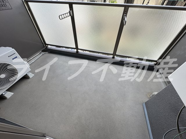 ドゥーエ森ノ宮のバルコニー|落ち着いた時間を過ごせるバルコニーです