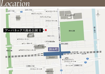 【地図】 | アーバネックス錦糸公園Ⅱ