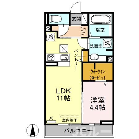 アクシア西本町の間取り