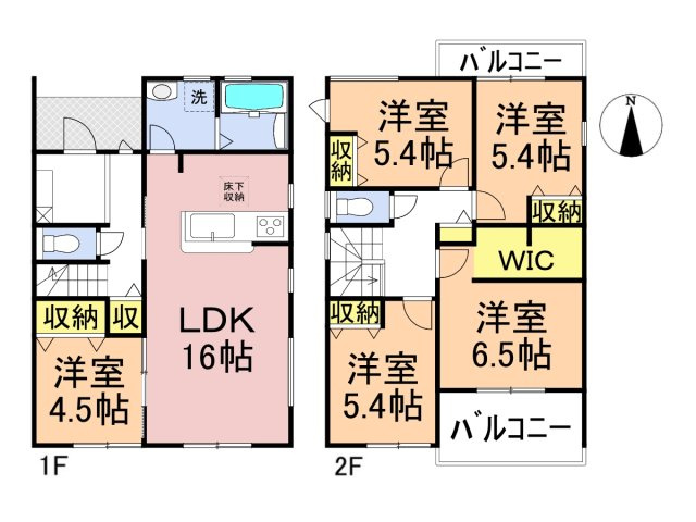 リーブルガーデン　各務原市那加前野町一丁目　全7区画分譲の間取り|■3号棟　■ヤマダ不動産　株式会社リライフ　
■夢のマイホーム購入をフルサポートします！