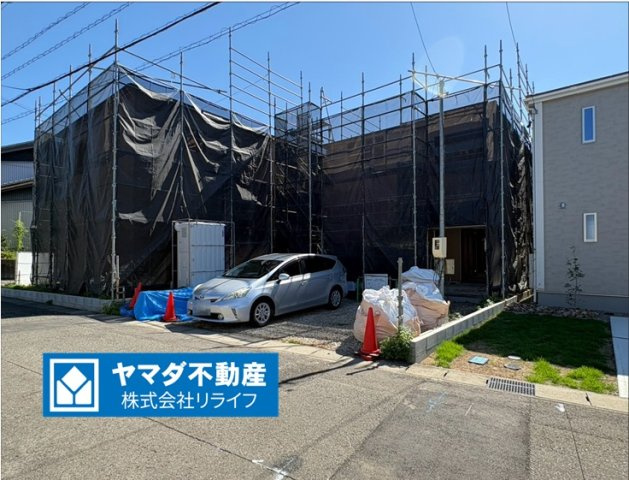 リーブルガーデン　各務原市那加前野町一丁目　全7区画分譲の外観|「現地（2026年9月11日）撮影」　
■外観写真　
■ヤマダ不動産　株式会社リライフ　