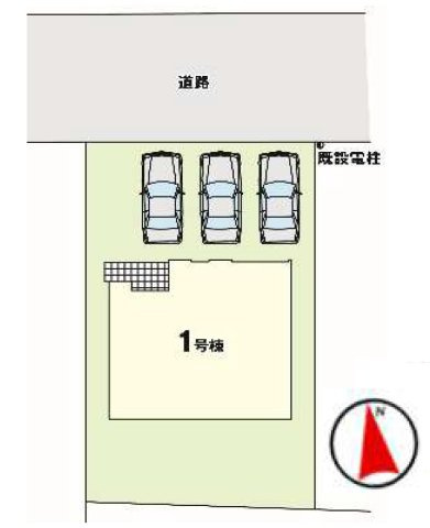 【LIGARE】小山市城東 第10期 全1棟の区画図|〇限定1邸〇
JR「小山」駅まで徒歩15分（1,200ｍ）