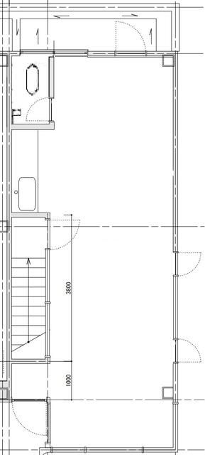 富里市日吉倉の店舗事務所の間取り