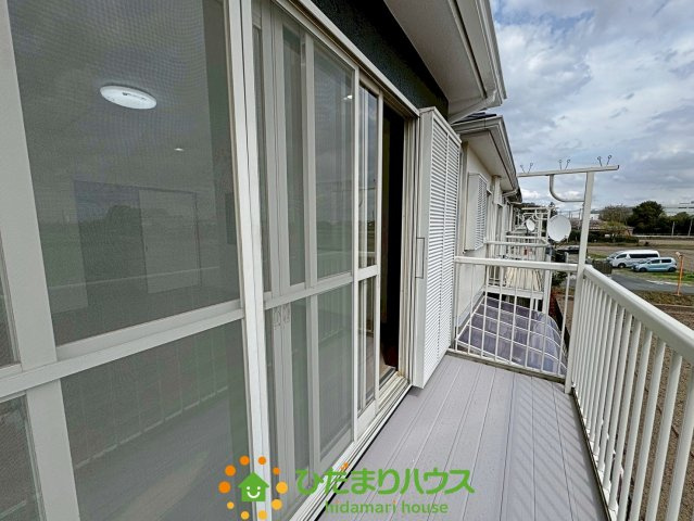 杉戸町椿　中古一戸建てのバルコニー