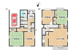 杉戸町椿　中古一戸建ての間取り|令和8年外装・内装大規模リフォーム済の再生住宅♪