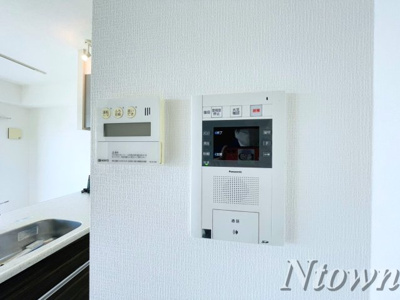 【セキュリティ】 | 茶屋ヶ坂ライズ | モニター付きインターフォンです