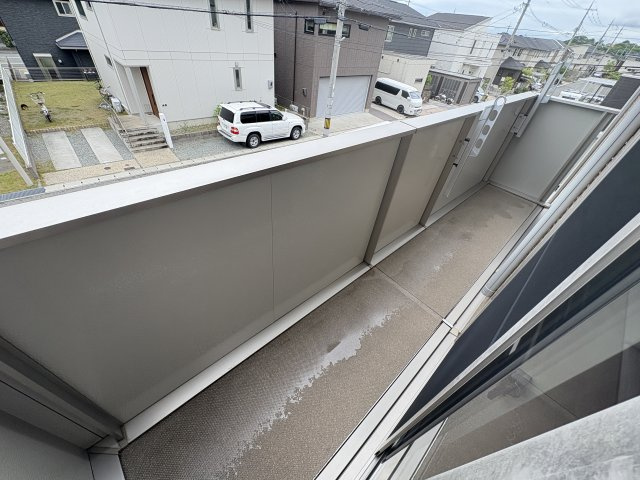 ステラハウス　A棟のバルコニー