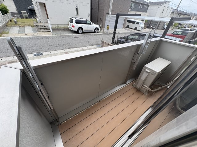 ステラハウス　A棟のバルコニー
