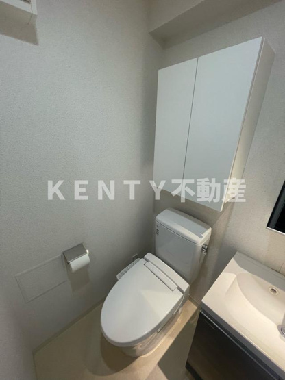 【トイレ】 | プライマル品川大森海岸 | 落ち着いた色調のトイレです