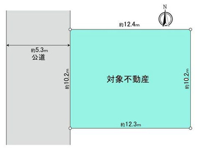 【区画図】 | 三鷹市上連雀2丁目　売地　全1区画