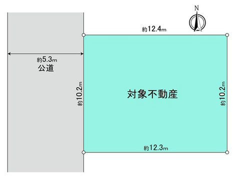 【区画図】 | 三鷹市上連雀2丁目　売地　全1区画