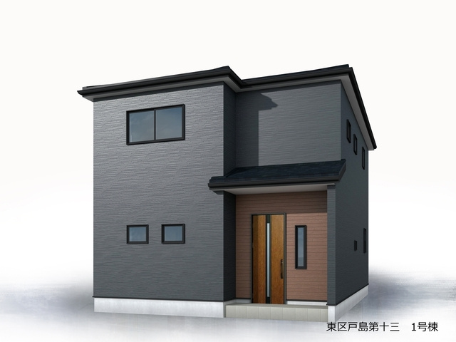 リーブルガーデン熊本市東区戸島第十三期の外観パース