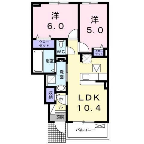 ストロベリーハイツの間取り