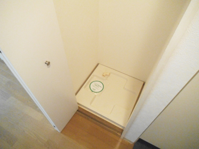 パークフロントのその他|洗濯機置場は隠せるんです！