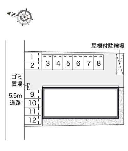 レオネクスト旭町の区画図