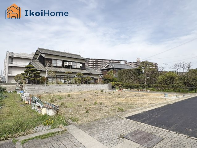 明石市大久保町西島全４区画１号地　土地の外観|西江井ヶ島駅まで徒歩７分！全４区画！40坪～60坪ございます！建築条件はございません！都市ガスです！