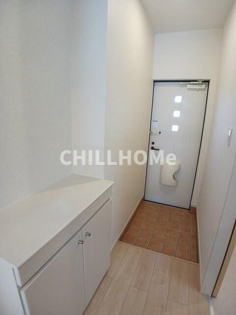 アランチャⅡの玄関|当社、チルホームのHPもご覧ください(^^)/物件情報多数♪