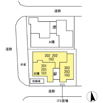 【区画図】 | アセットコート貫井北町Ｂ