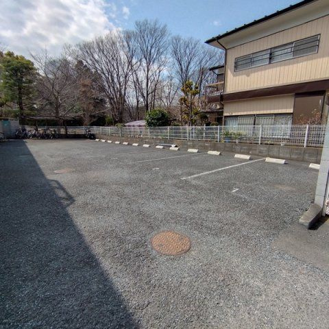 プレジールパルコの駐車場