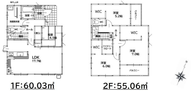 北九州市八幡西区大字本城2期の間取り
