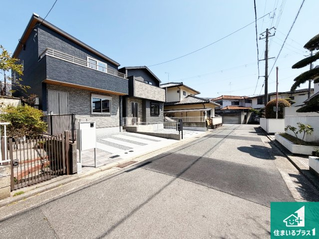 神戸市西区福吉台　新築一戸建ての前面道路含む現地写真|車通りの少ない前面道路！お子様がいらっしゃるご家族でも安心！