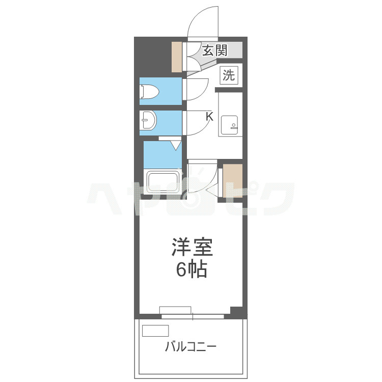 プレサンス東小橋エレディータ の間取り