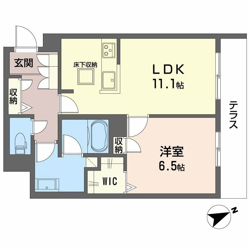 カーサ　ピノ　５の間取り