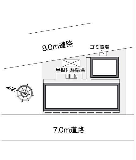 レオパレスシルバーストーンの区画図