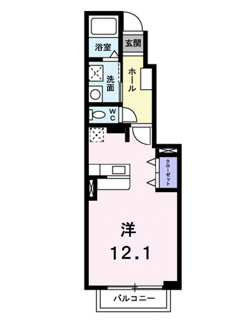 【間取り】 | ホライズン・タカオカⅠ　Ｂ