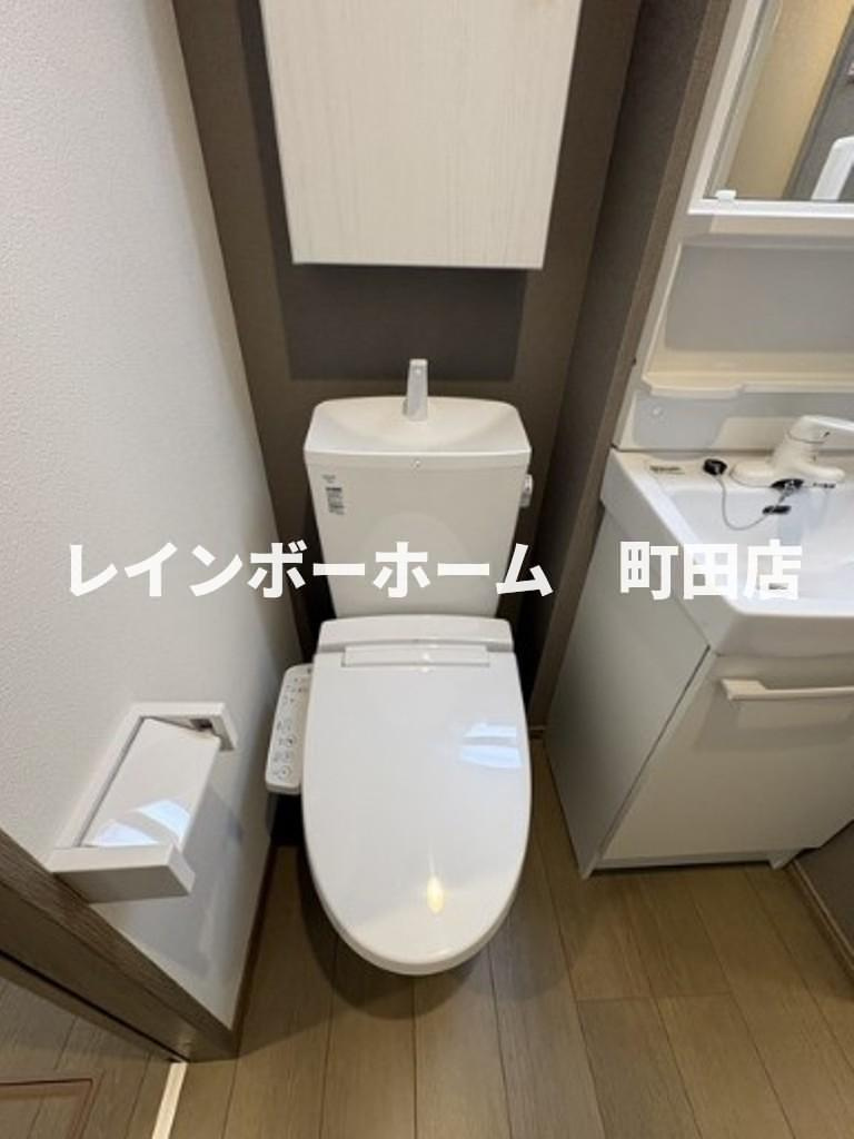 メゾンミルフィーユ海老名A号棟※初期費用分割後払いサービス利用可能物件のトイレ