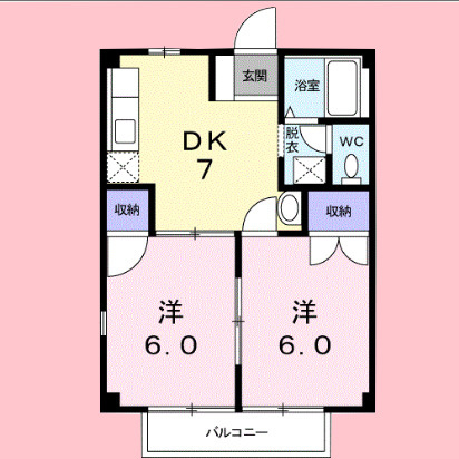 Y・Sコーポの間取り