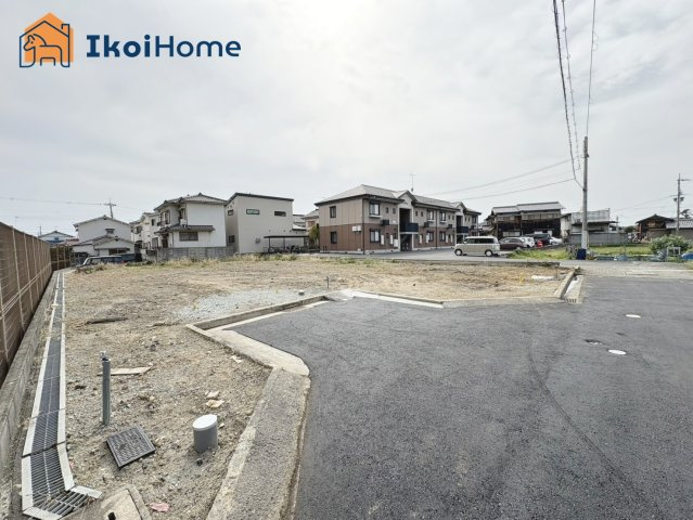 明石市大久保町西島全４区画4号地　土地の前面道路含む現地写真|●年中無休：当日予約可●前面道路は幅員約4.2mです！他の車も通りませんので安心！
