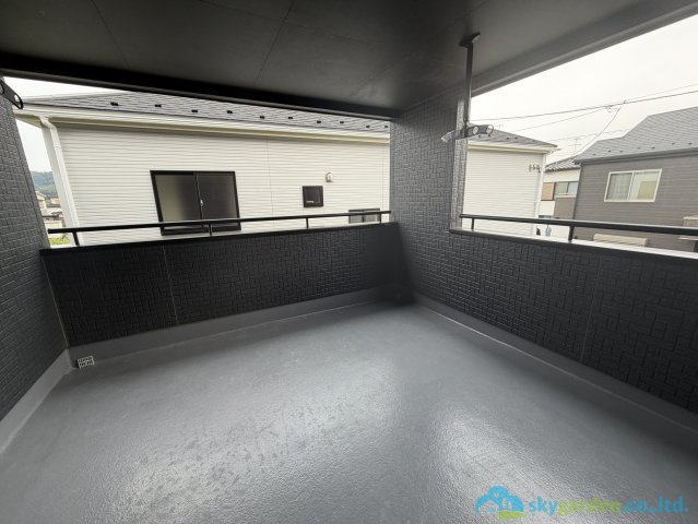 平塚市南金目　新築戸建　全2棟1号棟のバルコニー