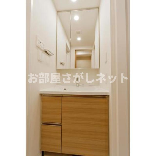 パークアクシス上野【おとり物件なし】#学生・社会人にオススメ！初期費用分割払いOK！の洗面所|※写真は同タイプ住戸です。