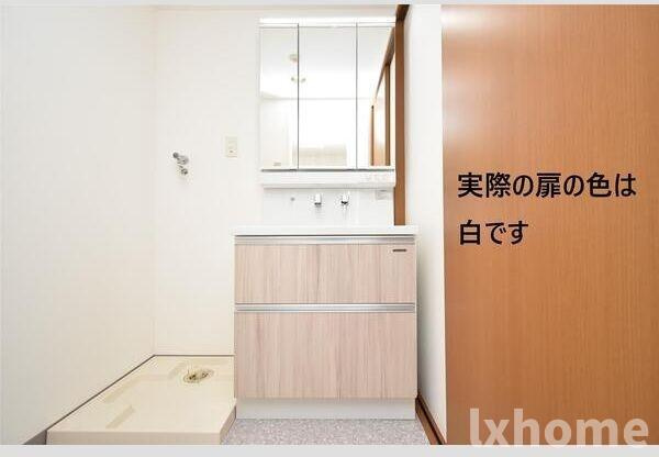 Hale Laule‘aの洗面所|スペースが確保できる洗面所です