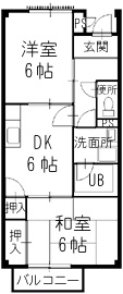 サープラスTwo　NIMURAの間取り