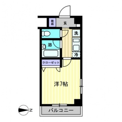 シャルマン三篠の間取り|間取図