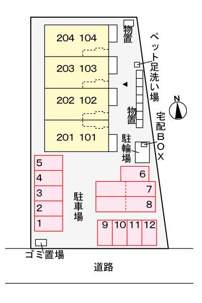 ブリスフルの駐車場