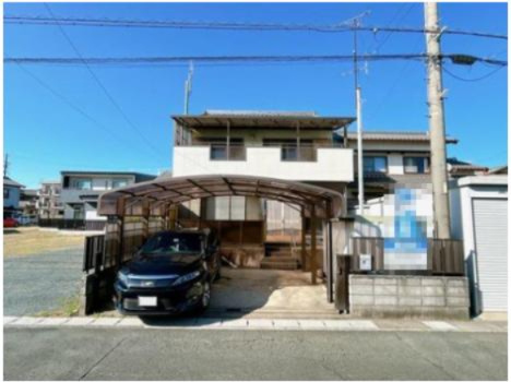 売中古戸建　中央区安松町の前面道路含む現地写真