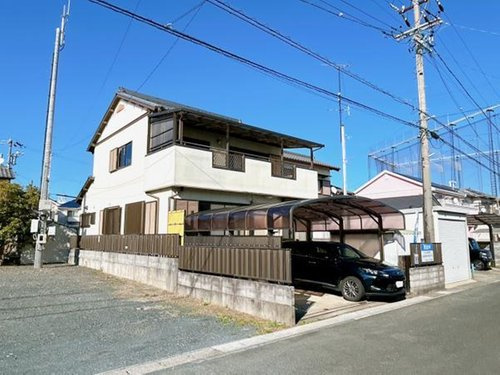 売中古戸建　中央区安松町の前面道路含む現地写真