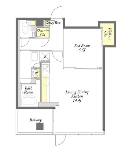 プライムメゾン両国の間取り
