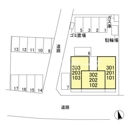 アルファベット　Ⅰの区画図|高崎、前橋、伊勢崎エリアのお部屋探しはエンドスケープまで！お客様の理想お聞かせ下さい♪