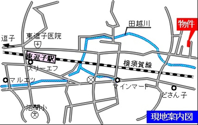 シティハイム　藤の地図