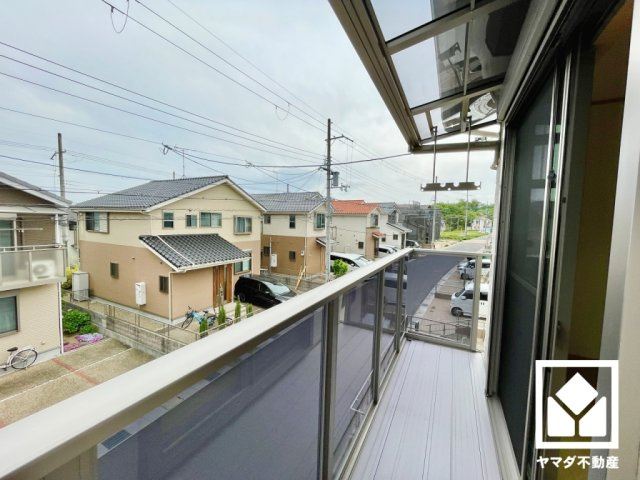 京田辺市同志社山手３丁目　T-38号地の前面道路含む現地写真