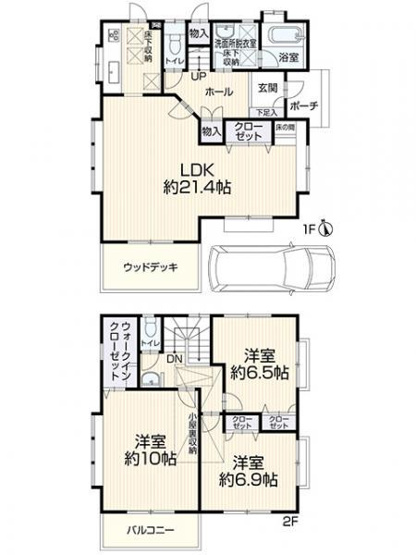 【間取り】 | リフォーム済み中古戸建